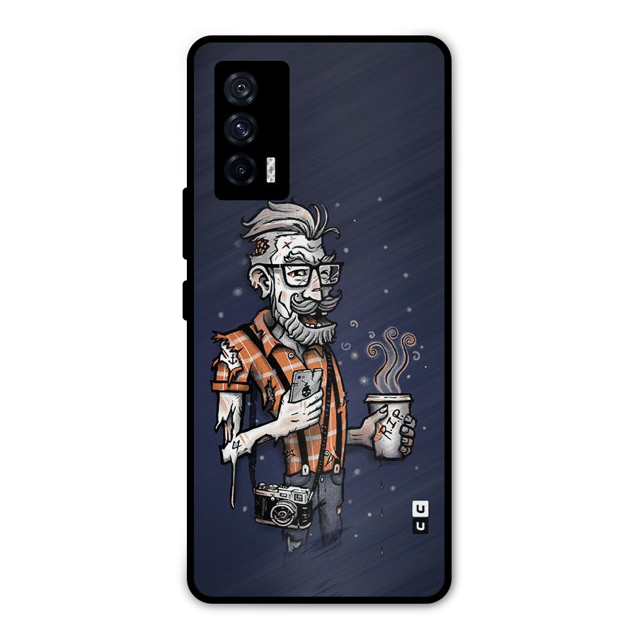 Photographer illustration Metal Back Case for iQOO 7 5G