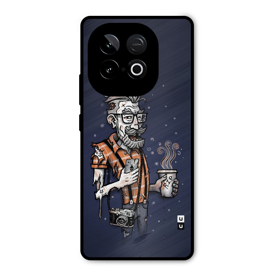 Photographer illustration Metal Back Case for iQOO Neo 10