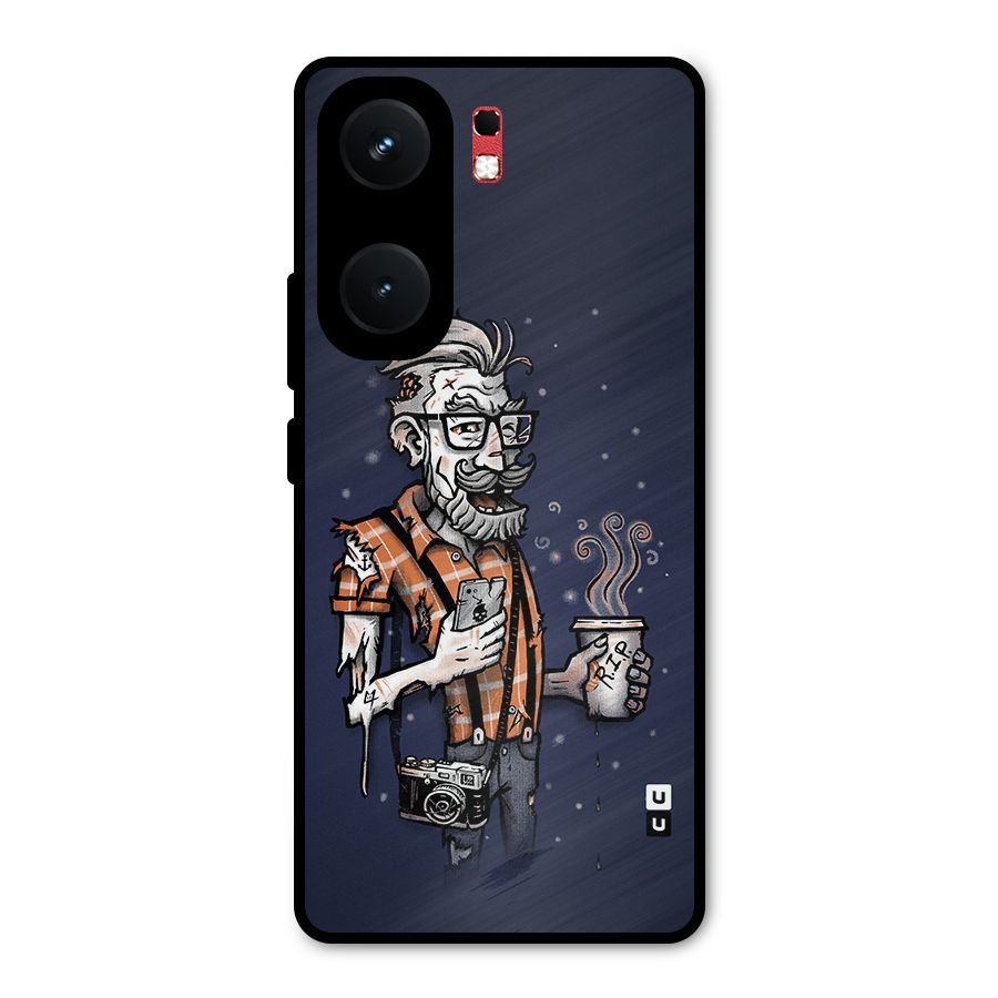 Photographer illustration Metal Back Case for iQOO Neo 9 Pro