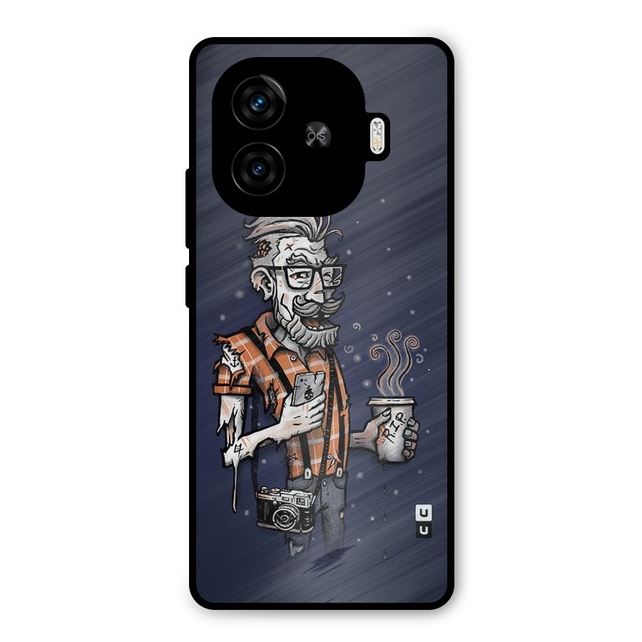 Photographer illustration Metal Back Case for iQOO Z9 Turbo