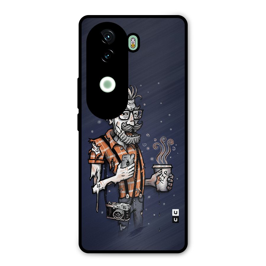 Photographer illustration Metal Back Case for iQOO Z9s