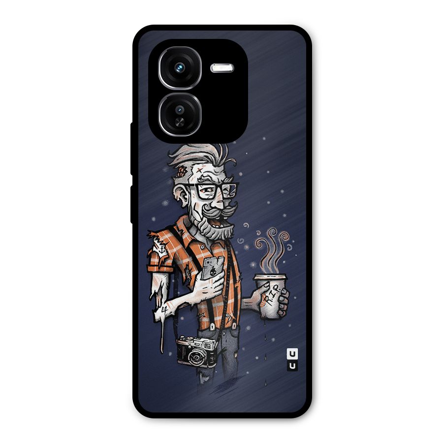 Photographer illustration Metal Back Case for iQOO Z9x