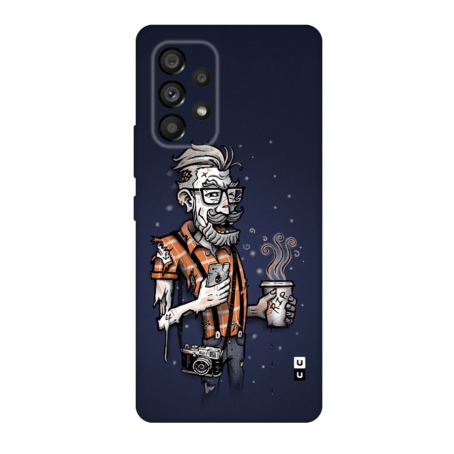 Photographer illustration Original Polycarbonate Back Case for Galaxy A53 5G