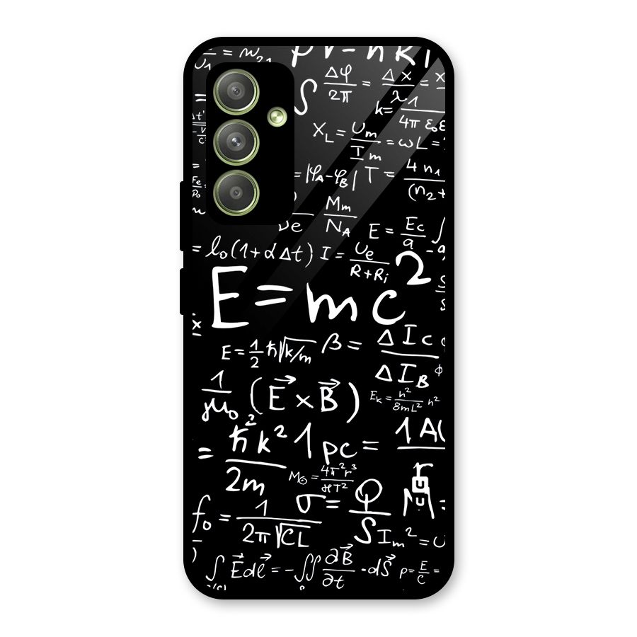 Physics Equation Glass Back Case for Galaxy A54