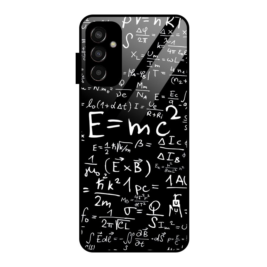 Physics Equation Glass Back Case for Galaxy F13