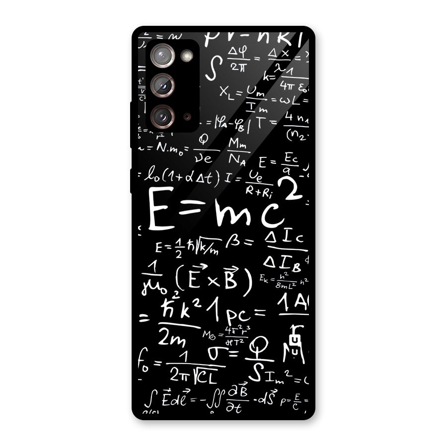Physics Equation Glass Back Case for Galaxy Note 20