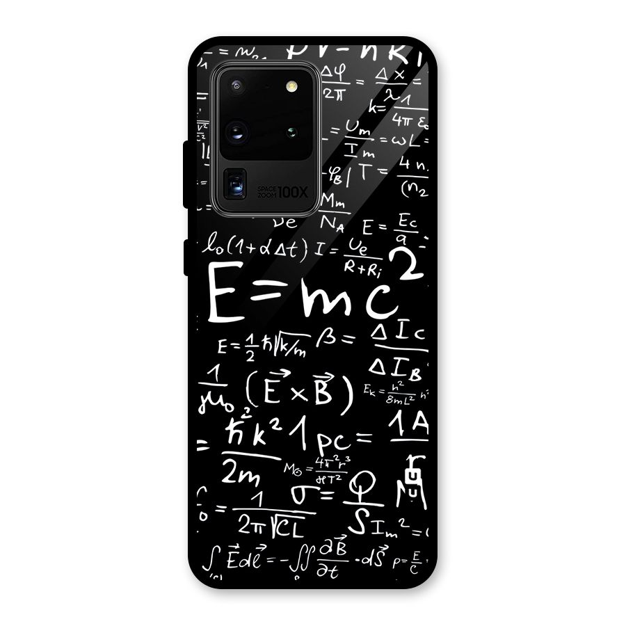 Physics Equation Glass Back Case for Galaxy S20 Ultra