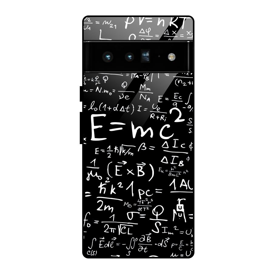 Physics Equation Glass Back Case for Google Pixel 6 Pro