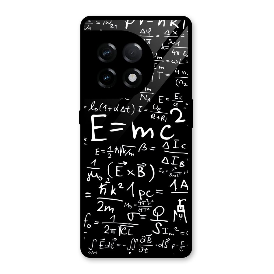 Physics Equation Glass Back Case for OnePlus 11R