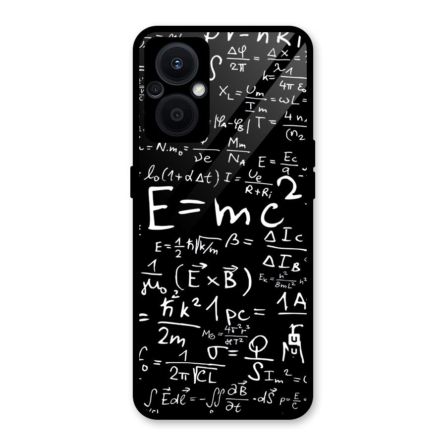Physics Equation Glass Back Case for Oppo F21s Pro 5G