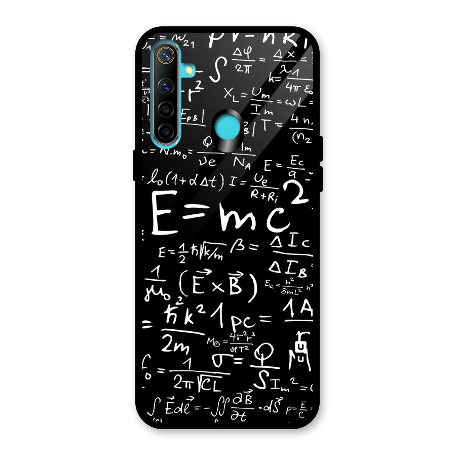 Physics Equation Glass Back Case for Realme Narzo 10