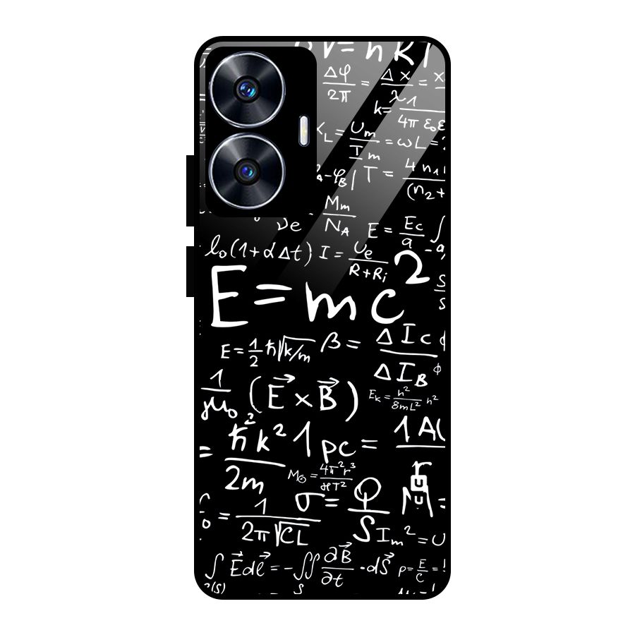 Physics Equation Glass Back Case for Realme Narzo N55