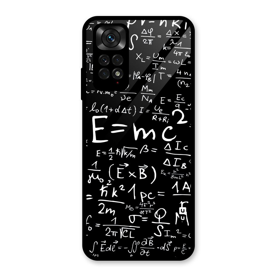 Physics Equation Glass Back Case for Redmi Note 11S