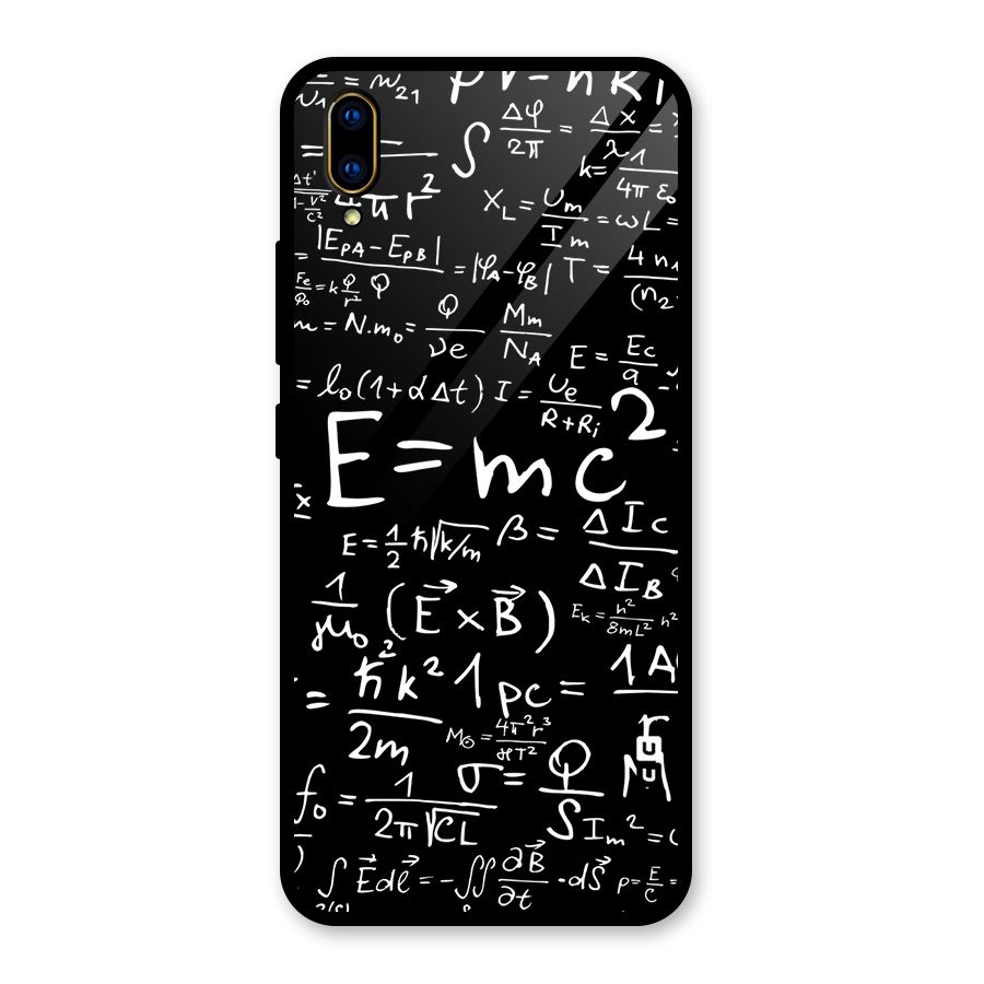 Physics Equation Glass Back Case for Vivo V11 Pro