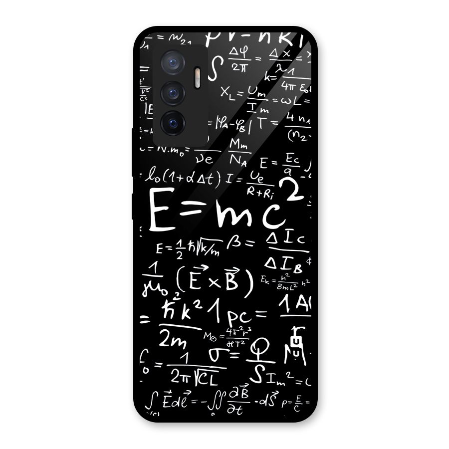 Physics Equation Glass Back Case for Vivo V23e