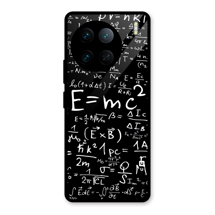 Physics Equation Glass Back Case for Vivo X90 Pro