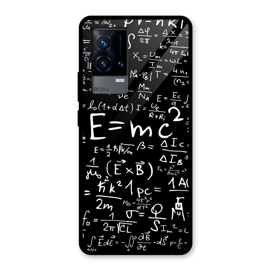 Physics Equation Glass Back Case for iQOO 9 5G