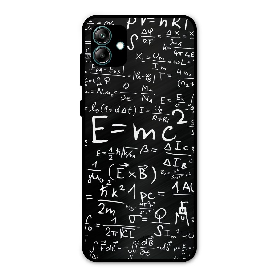 Physics Equation Metal Back Case for Galaxy A04
