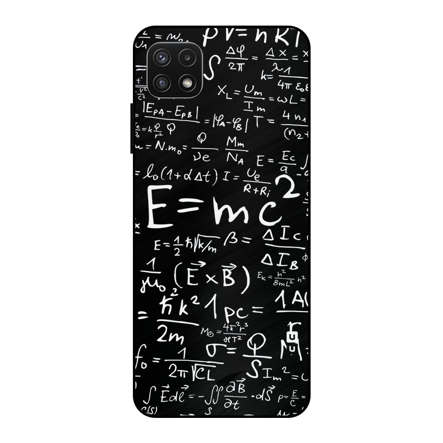 Physics Equation Metal Back Case for Galaxy A22 5G