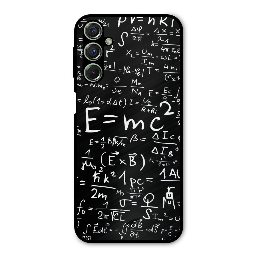 Physics Equation Metal Back Case for Galaxy F34