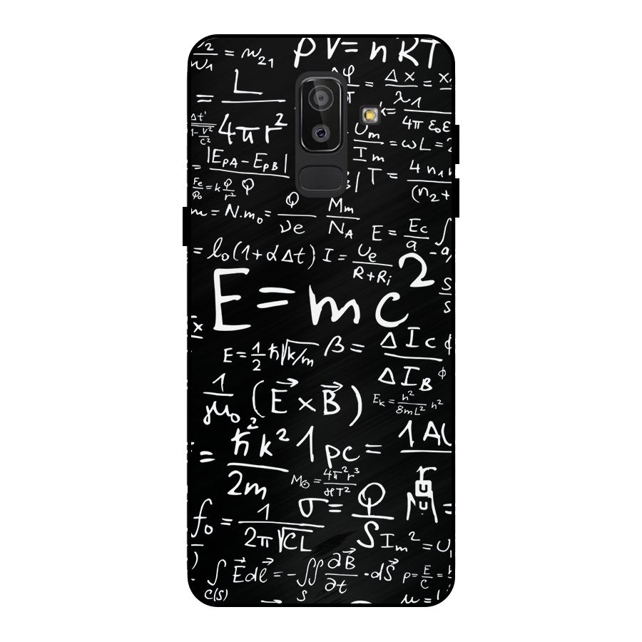 Physics Equation Metal Back Case for Galaxy J8