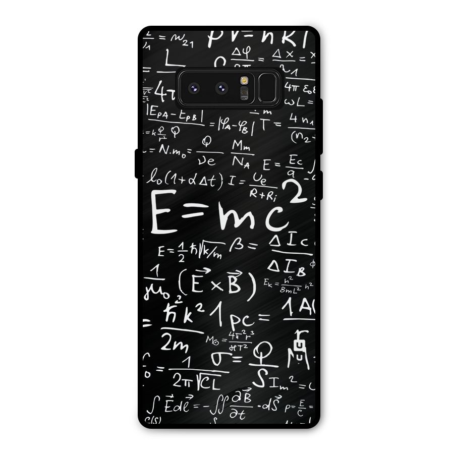 Physics Equation Metal Back Case for Galaxy Note 8