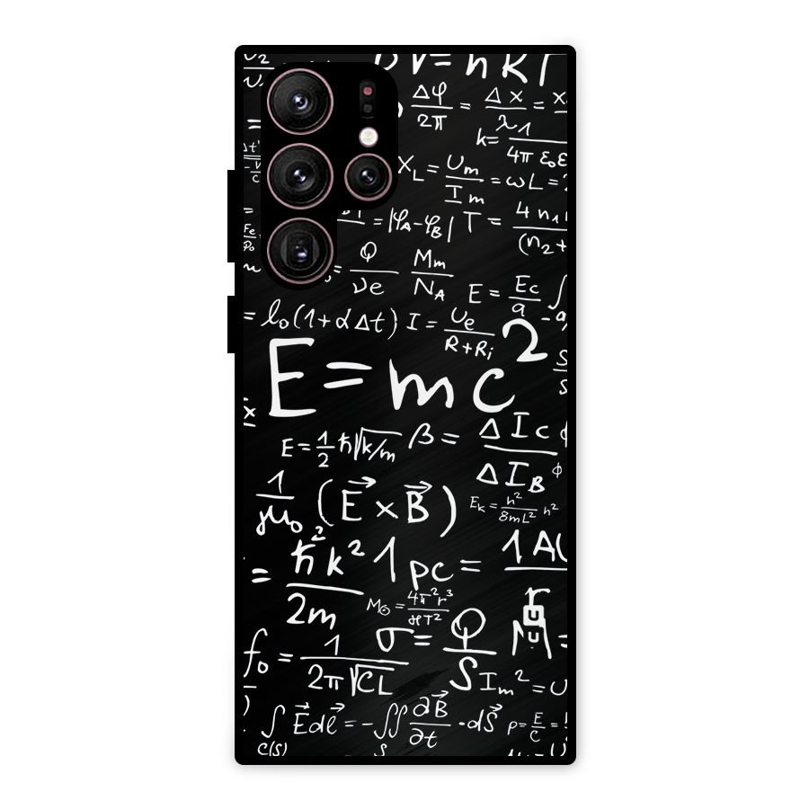 Physics Equation Metal Back Case for Galaxy S22 Ultra 5G