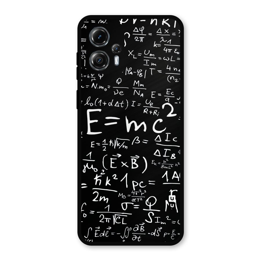 Physics Equation Metal Back Case for Moto G13