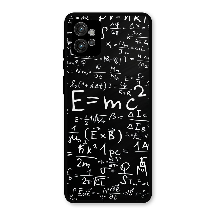 Physics Equation Metal Back Case for Moto G32