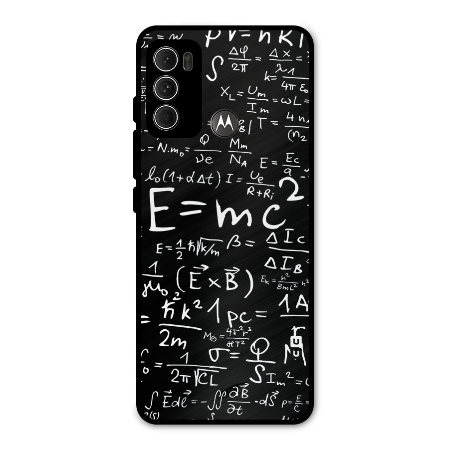 Physics Equation Metal Back Case for Moto G60