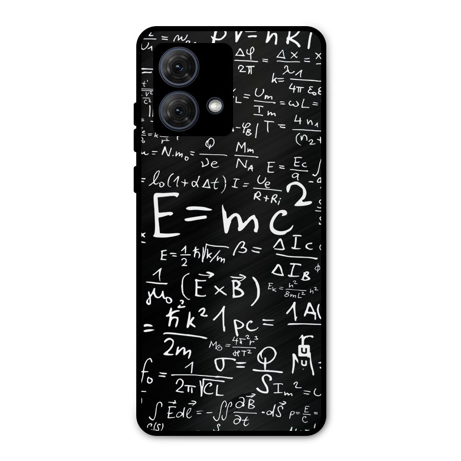 Physics Equation Metal Back Case for Moto G84