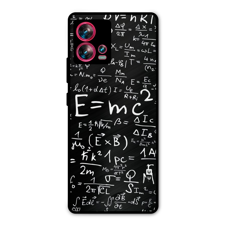 Physics Equation Metal Back Case for Motorola Edge 30 Fusion