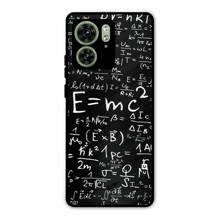 Physics Equation Metal Back Case for Motorola Edge 40 5G