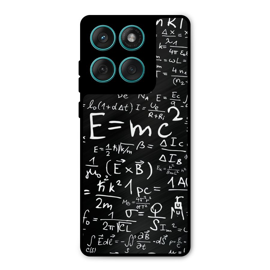 Physics Equation Metal Back Case for Motorola Edge 60