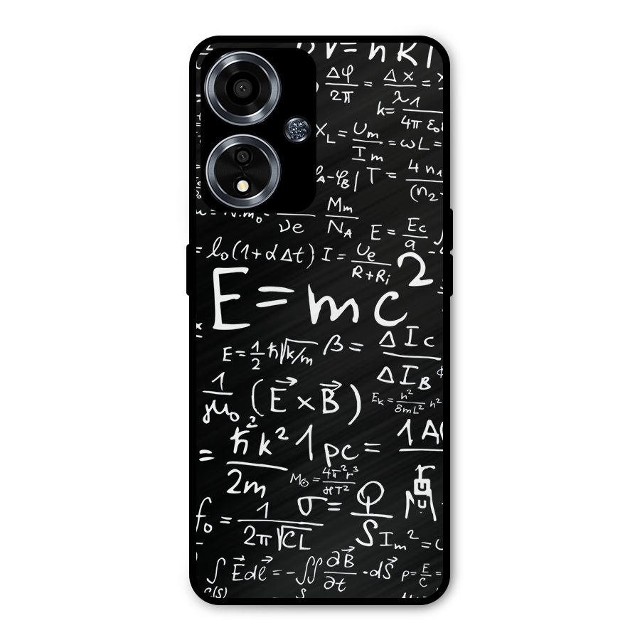 Physics Equation Metal Back Case for Oppo A59