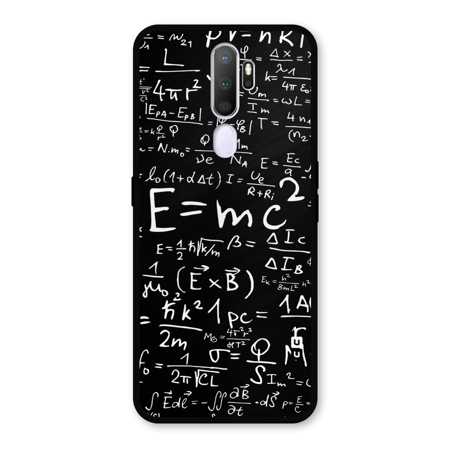 Physics Equation Metal Back Case for Oppo A9 (2020)