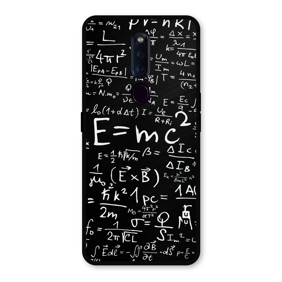 Physics Equation Metal Back Case for Oppo F11 Pro