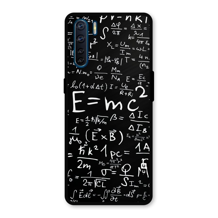 Physics Equation Metal Back Case for Oppo F15