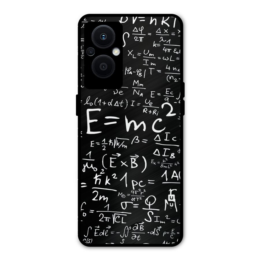Physics Equation Metal Back Case for Oppo F21s Pro 5G