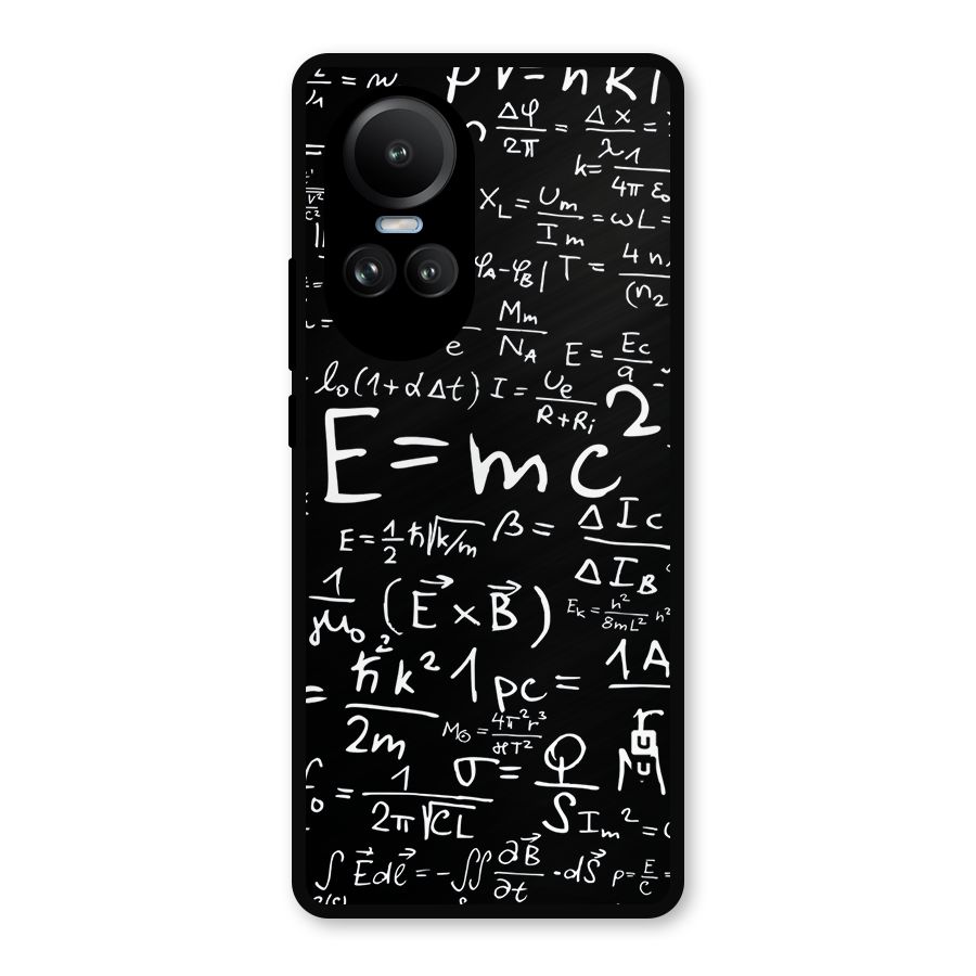 Physics Equation Metal Back Case for Oppo Reno10