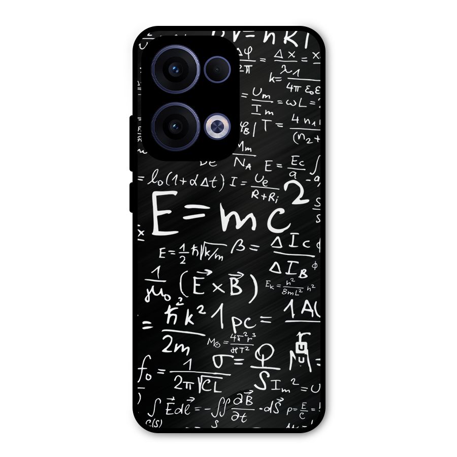 Physics Equation Metal Back Case for Oppo Reno13