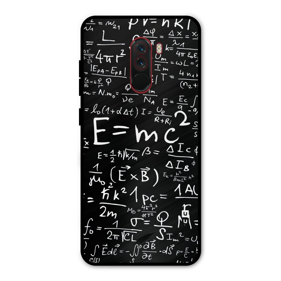Physics Equation Metal Back Case for Poco F1