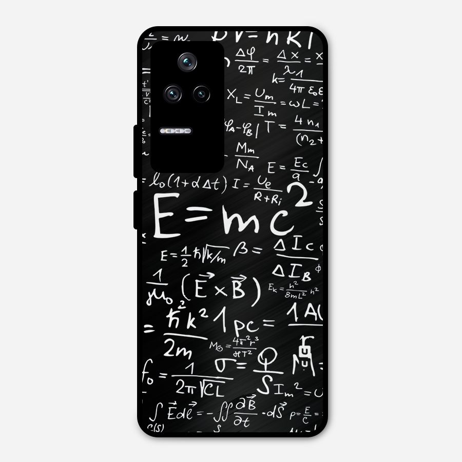Physics Equation Metal Back Case for Poco F4 5G