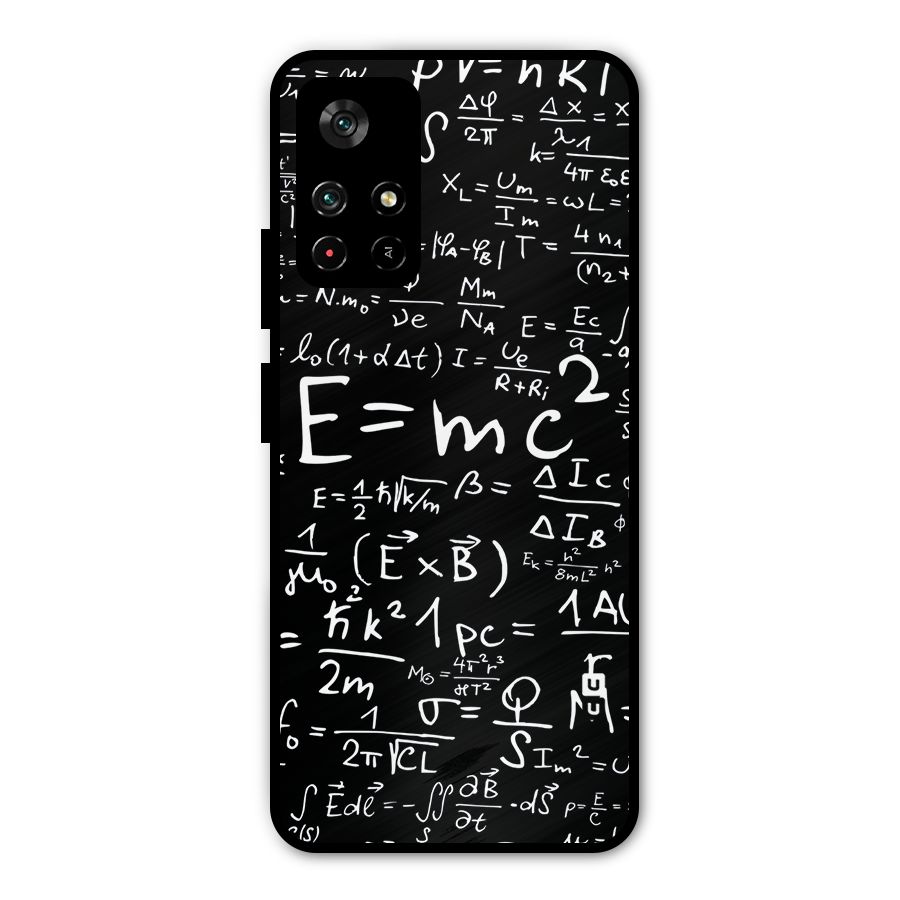 Physics Equation Metal Back Case for Poco M4 Pro 5G