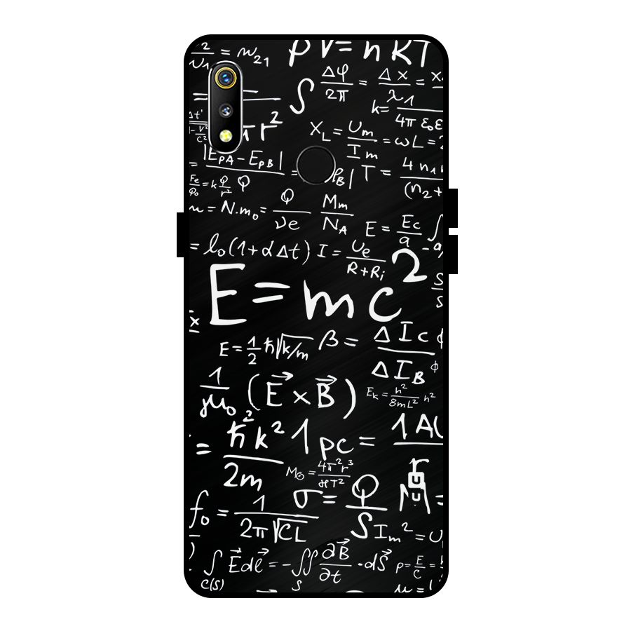 Physics Equation Metal Back Case for Realme 3i