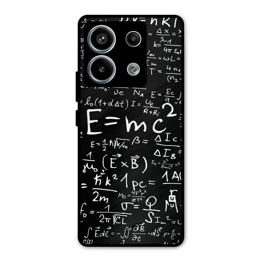 Physics Equation Metal Back Case for Redmi Note 13 Pro 5G