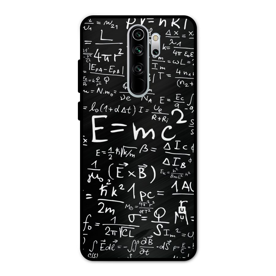 Physics Equation Metal Back Case for Redmi Note 8 Pro