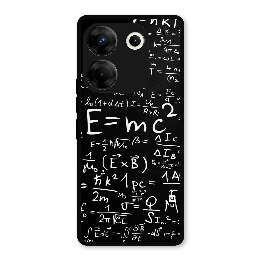 Physics Equation Metal Back Case for Tecno Camon 20