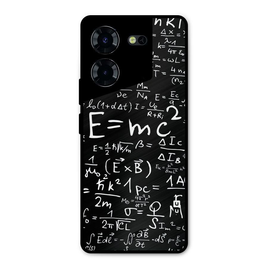 Physics Equation Metal Back Case for Tecno Pova 5 Pro 5G