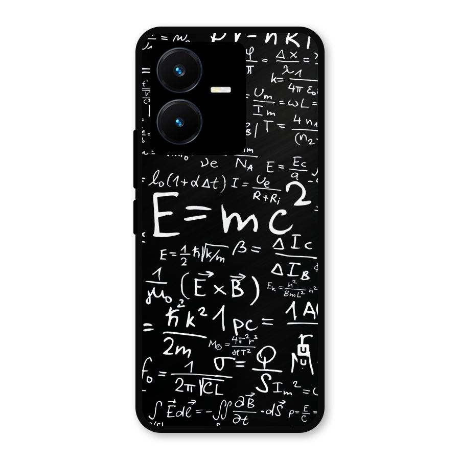 Physics Equation Metal Back Case for Vivo Y22s
